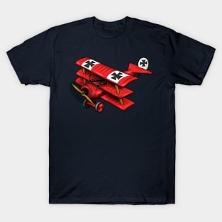 Red Baron of Germany Aircraft T-Shirt